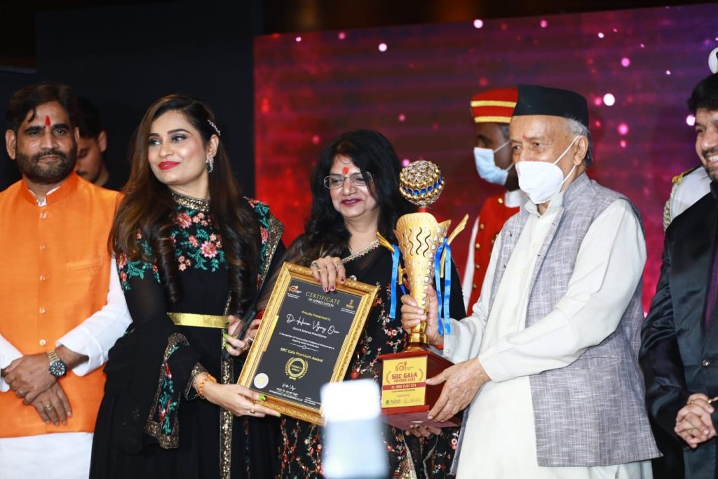 Honored by Maharashtra Governor Bhagat Singh Koshyari